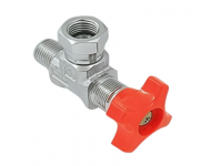Кран манометра прямой EML 1/4"