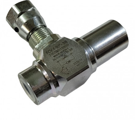 Дроссель с обратным клапаном FCV-1-90 G1/4